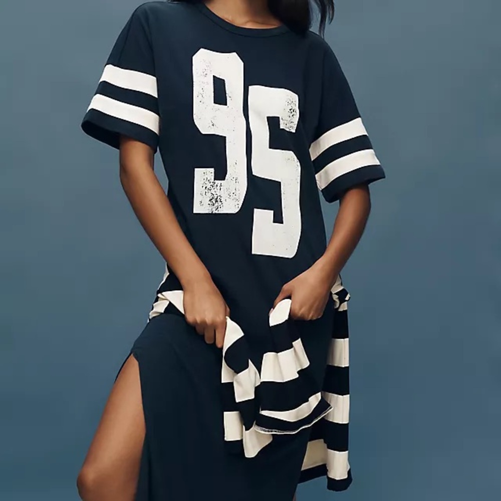 Daily Practice Graphic T-Shirt Midi Dress